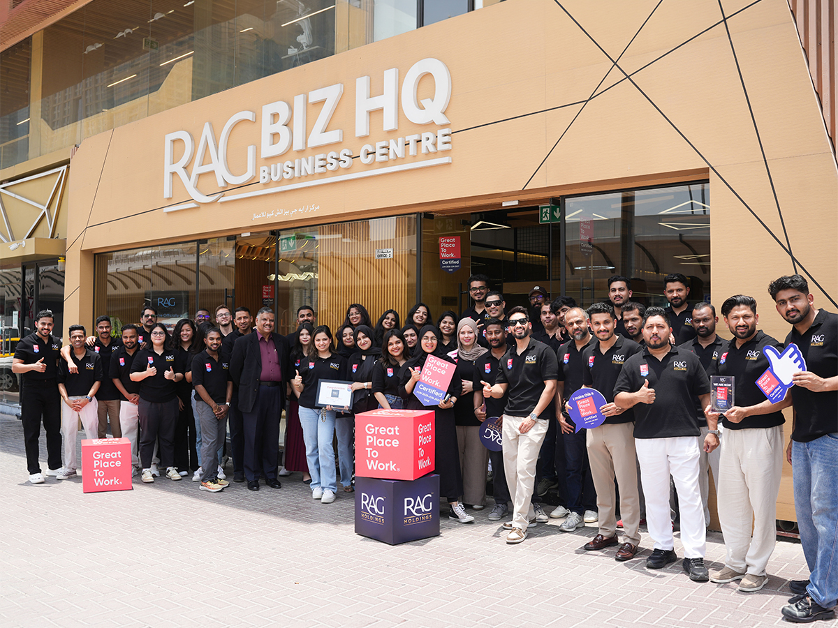 RAG Holdings Earns Great Place to Work Certification, Reinforcing Its Commitment to Building Great Businesses Through People First Approach