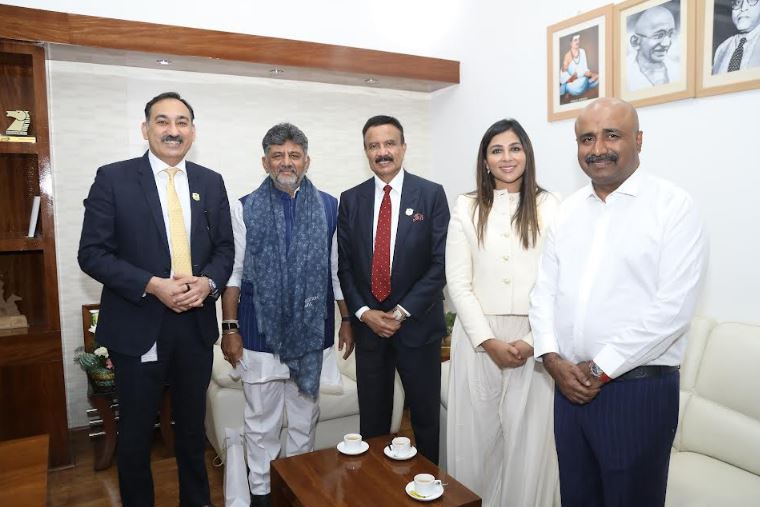 Dr. Azad Moopen Meets Shri D.K. Shivakumar; Reaffirms Aster DM Quality Care's Commitment to Karnataka with Rs 1,315 Crore Investment