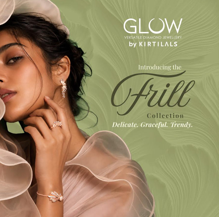 Glow by Kirtilals Unveils 'The Frill Collection': A Contemporary Natural Diamonds Collection, Inspired by Graceful Movement